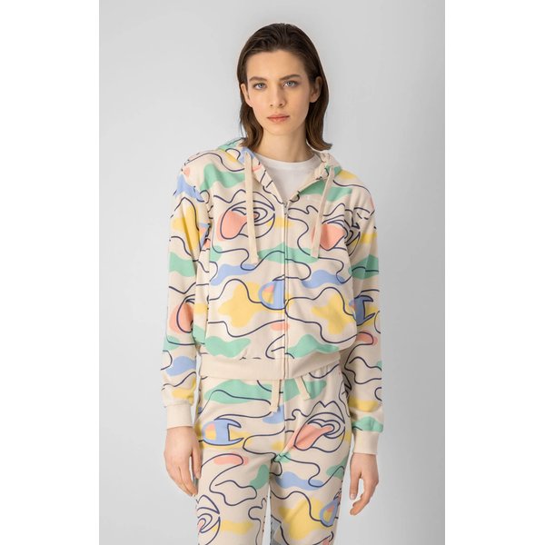 Dres damski All-Over Pattern Full Zip Champion