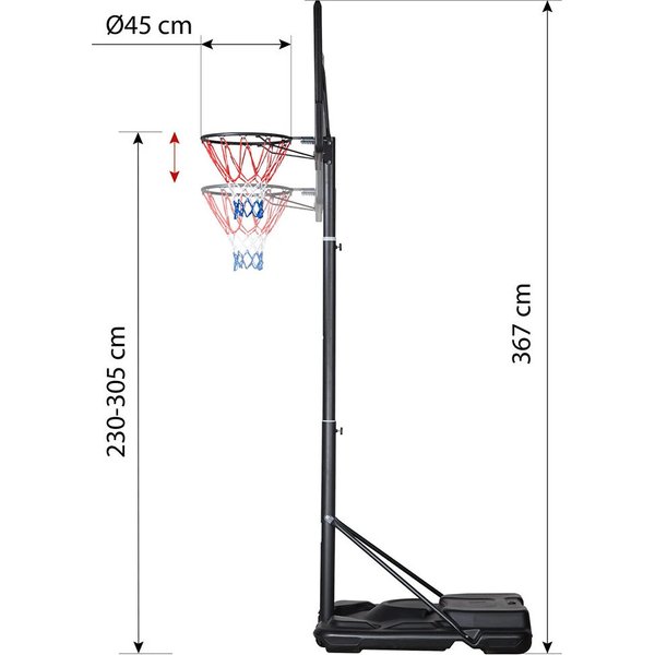 Kosz do koszykówki, konstrukcja ZDKA21 Nils