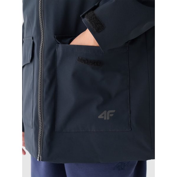 Kurtka chłopięca TJACM157 4F - głęboka czerń