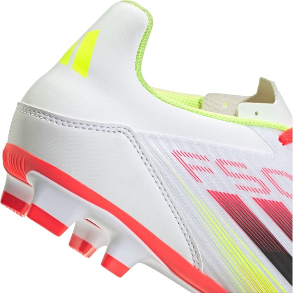 Buty piłkarskie, korki F50 Club FG/MG Adidas - Cloud White/Core Black/Solar Yellow