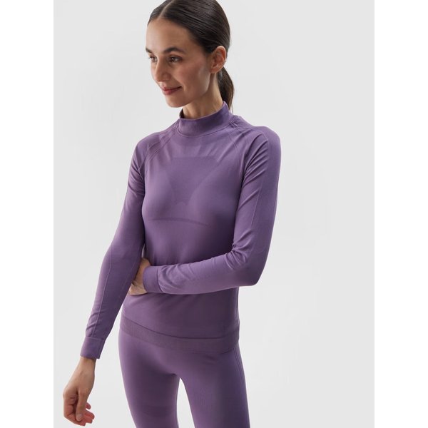 Longsleeve termoaktywny damski USEAF156 4F - ciemny fiolet