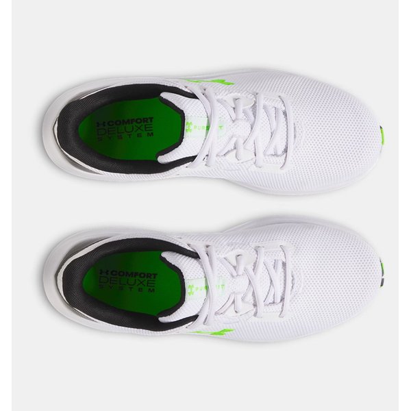 Buty do biegania Charged Pursuit 4 Under Armour - White / Black