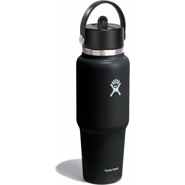 Butelka termiczna ze słomką Wide Flex Straw Travel 946ml Hydro Flask - black