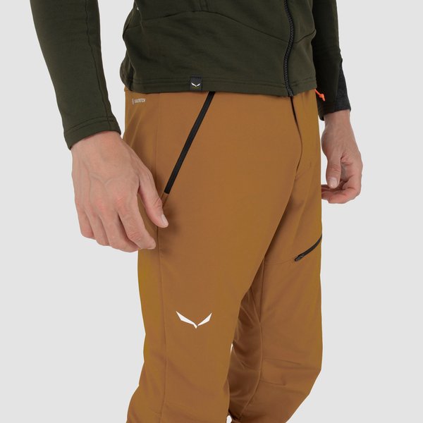 Spodnie trekkingowe męskie Sella Durastretch Light Salewa - black out