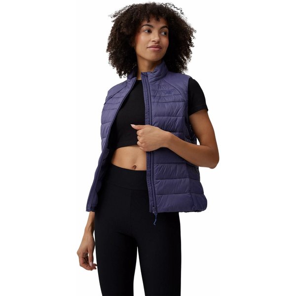 Kamizelka puchowa damska 4FSS23TDJAF091 4F - denim