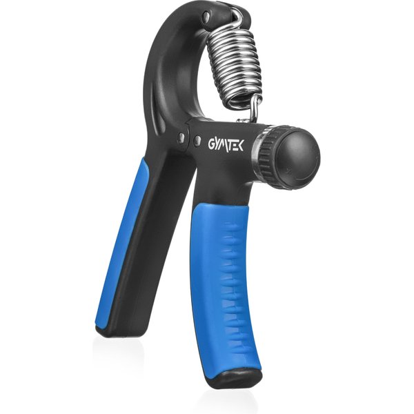 Ściskacz do rąk regulowany 10-40kg Gymtek - niebieski