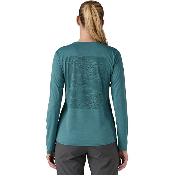 Longsleeve damski Cap Cool Daily Graphic Patagonia - '73 Skyline: Rock Melon X-Dye