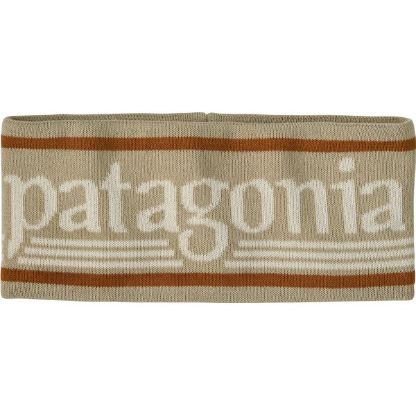 Opaska na głowę Powder Town Headband Patagonia - Hut Tripper Logo: Weathered Stone