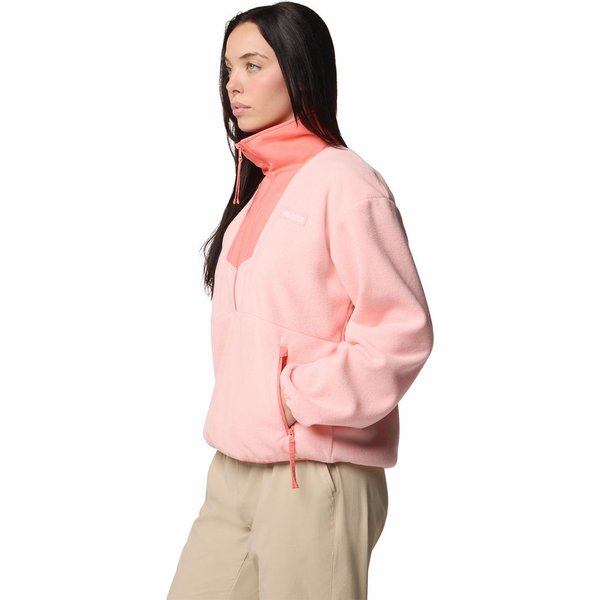 Bluza polarowa damska Sequoia Grove 1/2 Zip Fleece Columbia - Pink Sand/Alpenglow