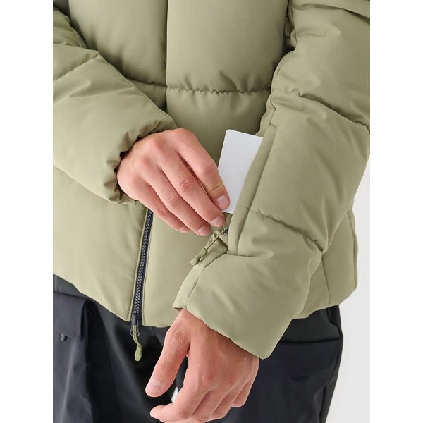 Kurtka narciarska męska TTJAM580 4F - khaki