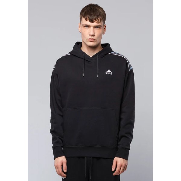 Bluza męska Short Logo Stripe Kappa - Caviar