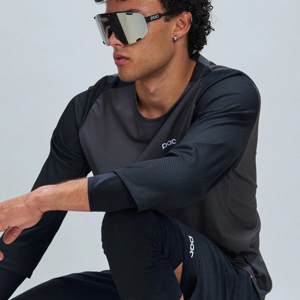 Longsleeve rowerowy męski Motion Air 3/4 Jersey POC - Sylvanite Grey