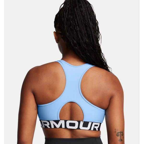 Biustonosz sportowy damski HG Mid Branded Under Armour - Horizon Blue/White