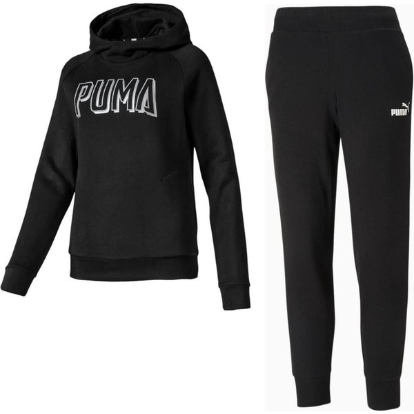 Dres damski Athletics Hoody Fleece + Essentials Track Puma