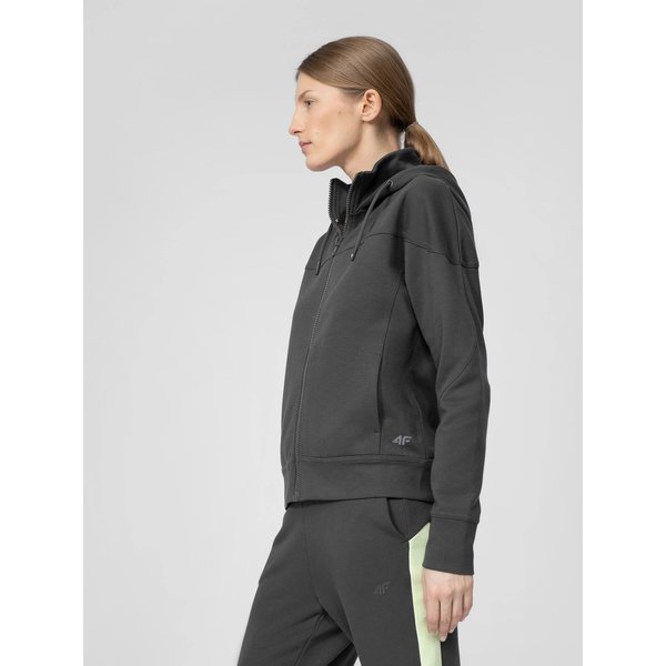 Bluza damska H4L22 BLD012 4F - antracytowa
