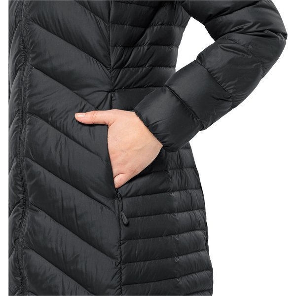 Płaszcz damski Tundra Down Jack Wolfskin - black