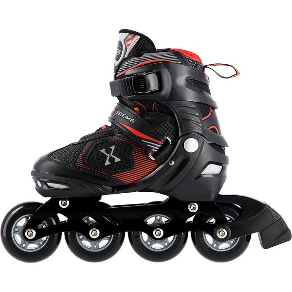 Rolki Extreme NA9080 Nils - czarno-czerwone