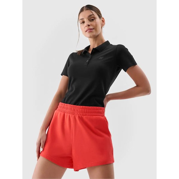 Spodenki damskie TSHOF542 4F - czerwony