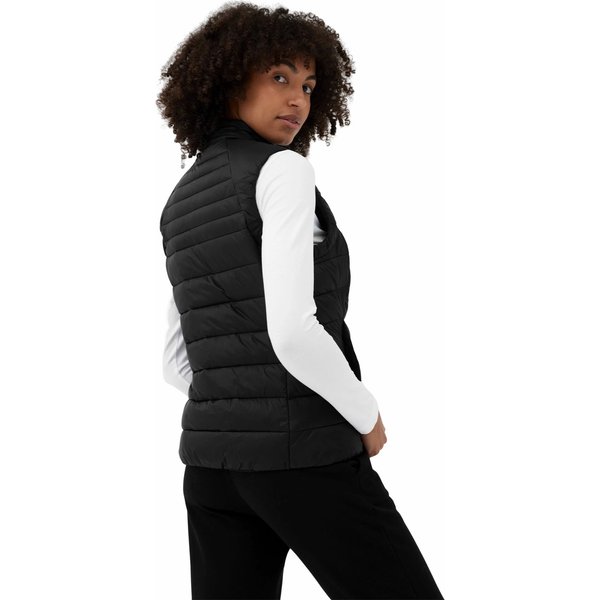 Kamizelka puchowa damska 4FSS23TDJAF091 4F - czarna