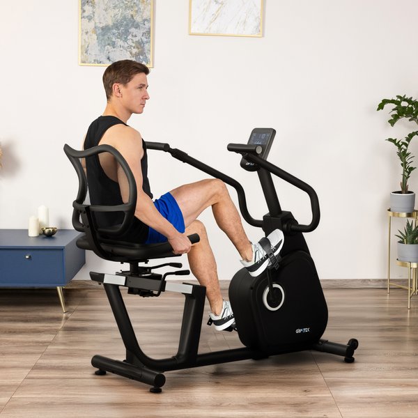 Rower poziomy z obrotowym siedziskiem XBR8000 Gymtek