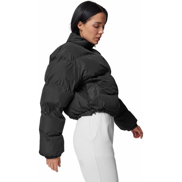 Kurtka puchowa damska OTHAW23TDJAF254 Outhorn - głęboka czerń