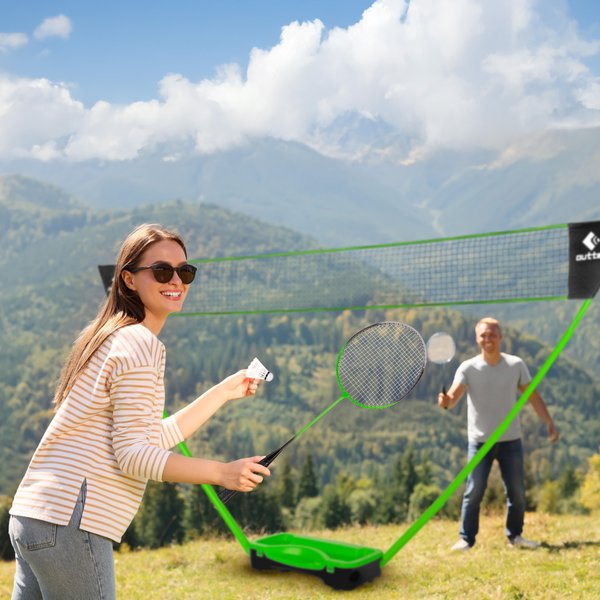 Zestaw do badmintona 2w1 Outtec - zielony