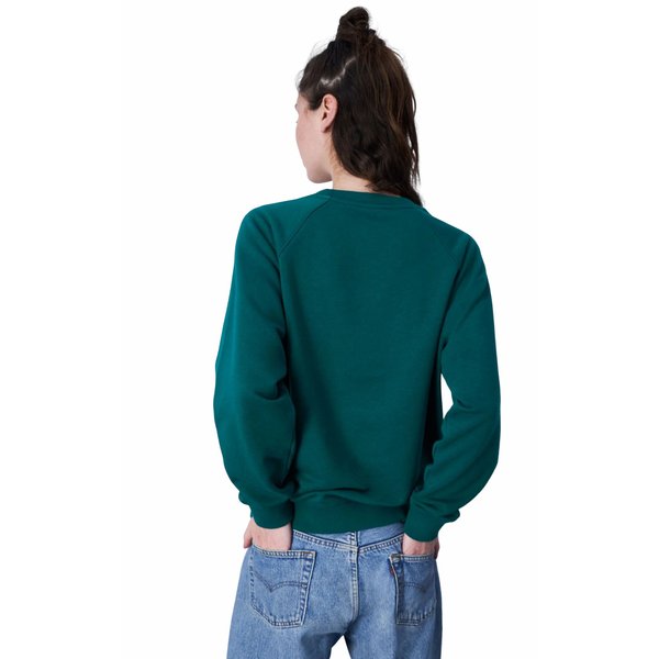 Bluza damska C Logo Relaxed Fit Lightweight Champion - morska zieleń