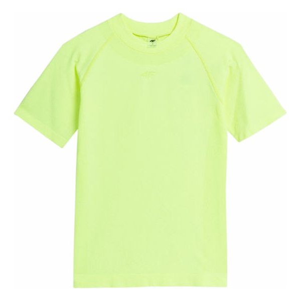 Koszulka damska 4FAW23TFTSF427 4F - limonkowy