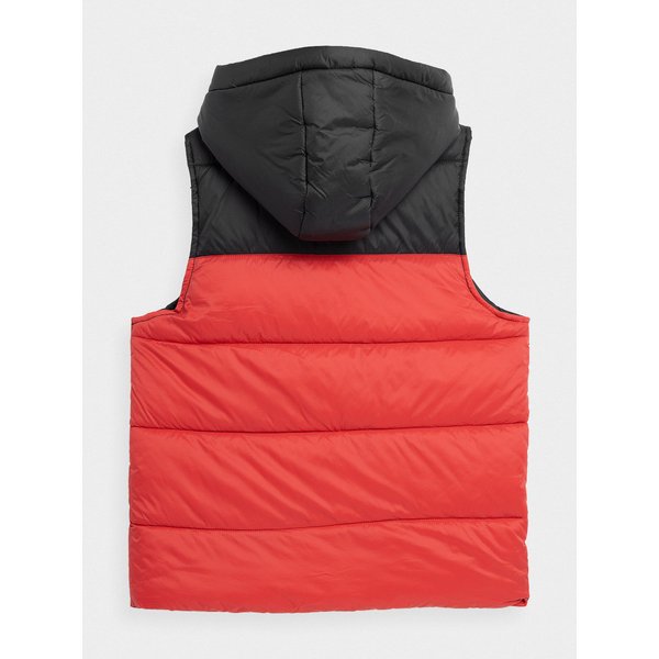 Kamizelka chłopięca 4FJSS23TDJAM079 4F - czerwona