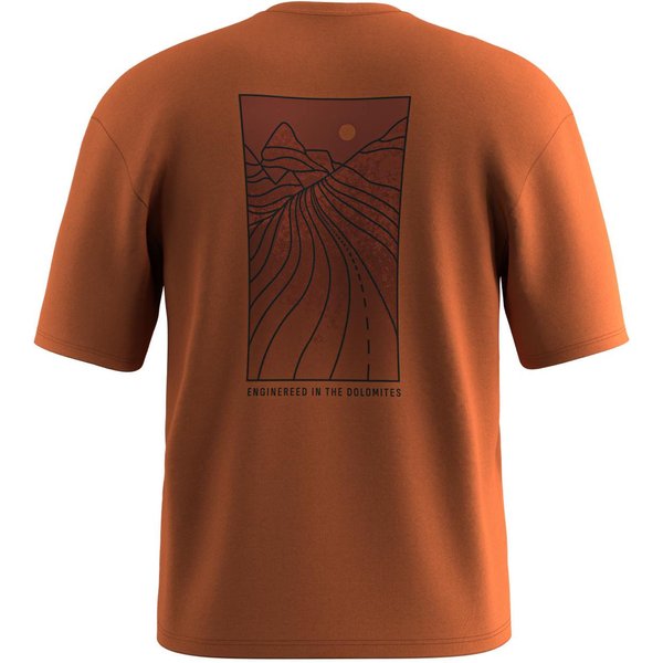 Koszulka męska Eagle Sunset Loose Salewa - bombay brown