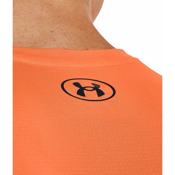 Koszulka męska Tech Vent Under Armour - Orange Blast / Black