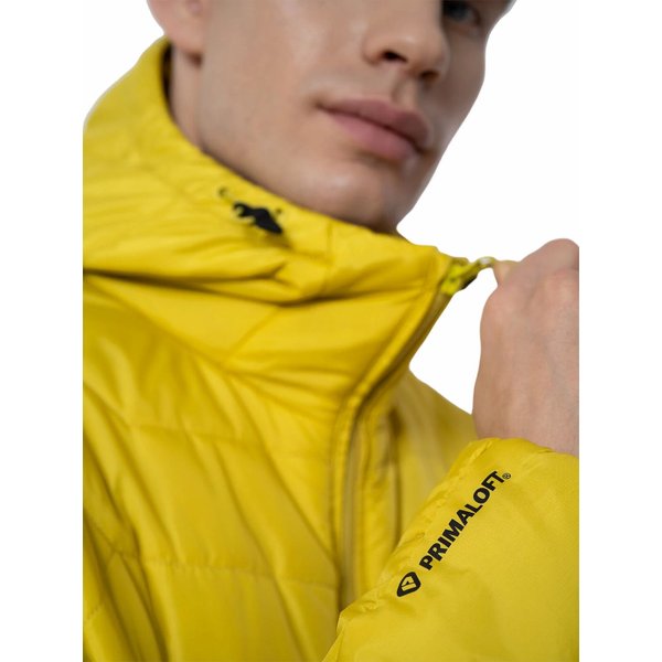 Kurtka puchowa męska H4Z22 KUMP006 4F - żółty