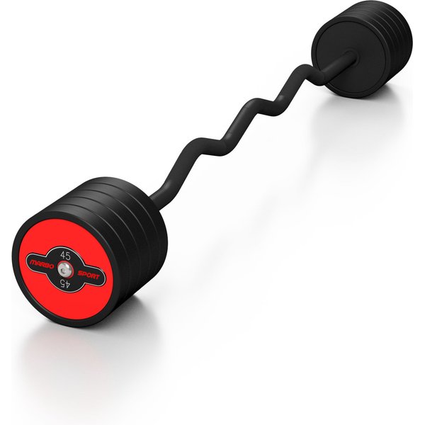 Sztanga łamana gumowana 45kg Marbo Sport