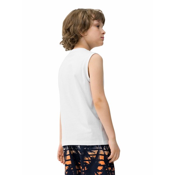 Bezrękawnik chłopięcy 4FJWSS24TSLEM040 4F - biały
