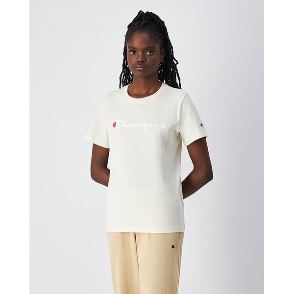 Koszulka damska Slim Fit Champion - beżowy