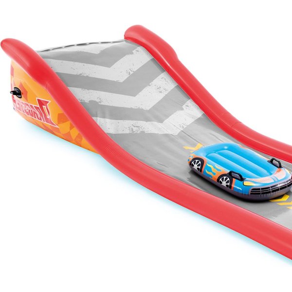 Zjeżdżalnia wodna, ślizgawka Tor Samochodowy + 2 deski Intex