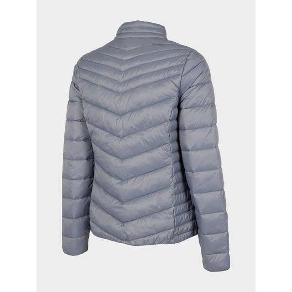 Kurtka puchowa damska H4Z22 KUDP002 4F - denim