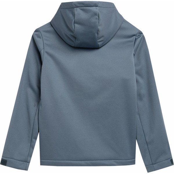 Softshell chłopięcy 4FJAW23TSOFM149 4F - denim