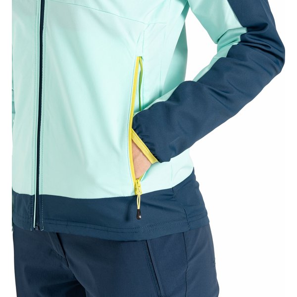 Softshell damski Avidly II Dare2B - Mint Green/Moonlight Denim