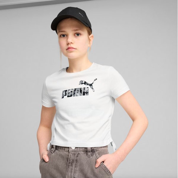 Czapka juniorska Ess Metal Cat BB Cap Puma - Wild Berry