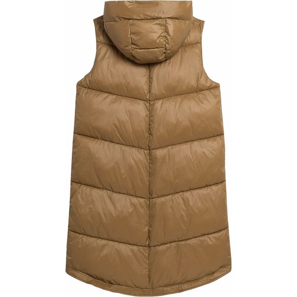 Kamizelka damska 4FAW23TVESF074 4F - jasny brąz