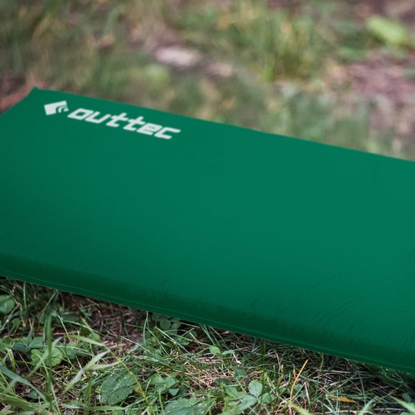 Mata samopompująca Travel 180x53cm Outtec - zielona