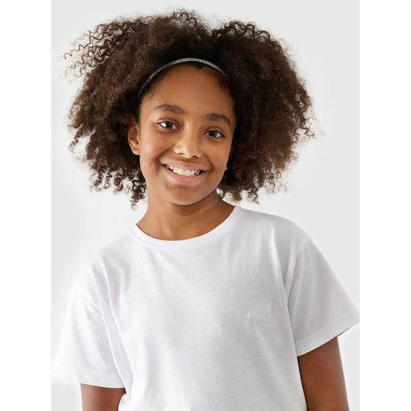 Koszulka dziewczęca TTSHF2332 4F - biały