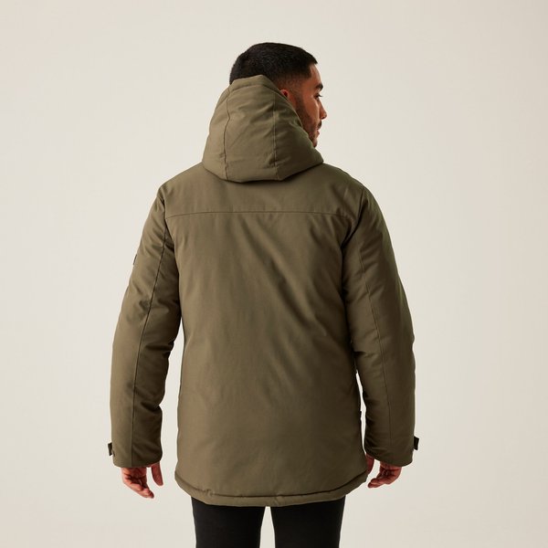 Kurtka puchowa męska Dallymoore Regatta - crocodile/black