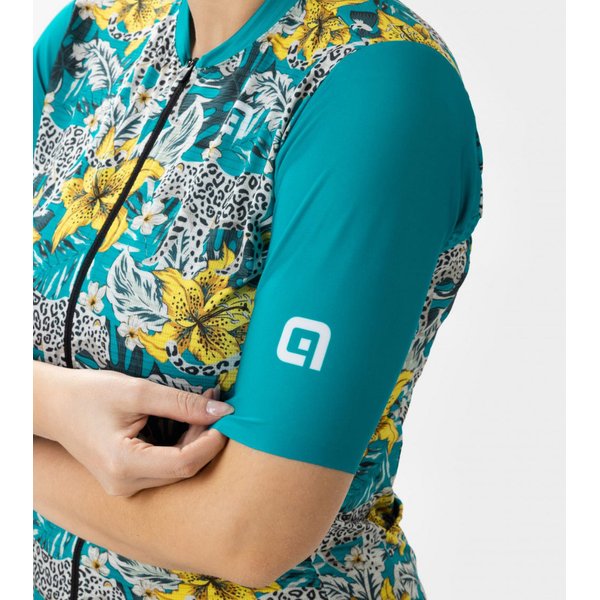 Koszulka rowerowa damska Hibiscus Maglia Donna Ale