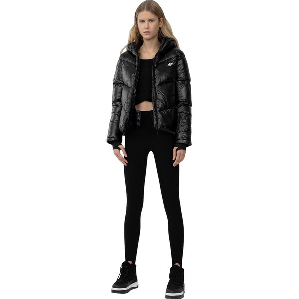 Kurtka narciarska damska H4Z22 KUDN004 4F - czarna
