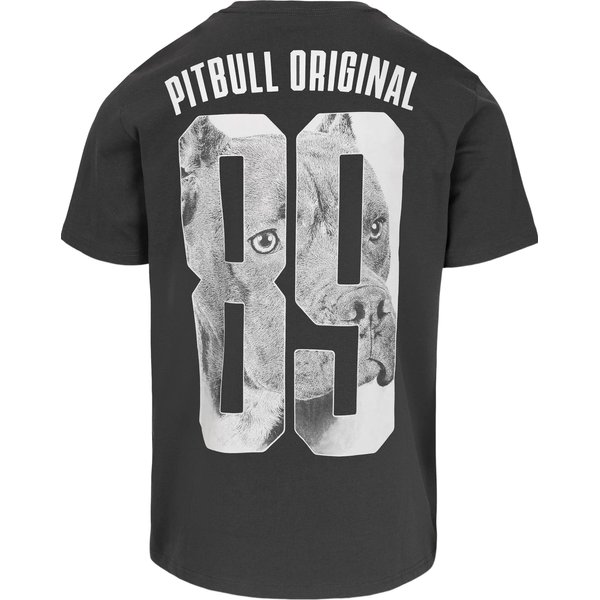 Koszulka męska Eighty Nine Dog Pitbull West Coast - szary