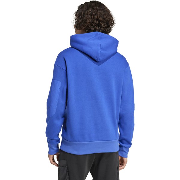 Bluza męska City Escape Fleece Hoodie Adidas - niebieska