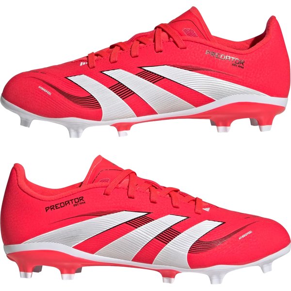 Buty piłkarskie, korki Predator League FG/MG Jr Adidas - Lucid Red