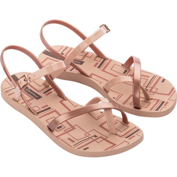 Sandały Fashion Sand VIII Fem Wm's Ipanema - beżowy/różowy
